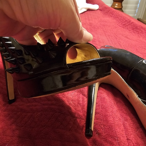 diba black patent spike heels - Picture 6 of 8